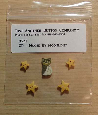Moose By Moonlight Button Pack