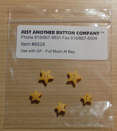 Full Moon At Bay Button Pack