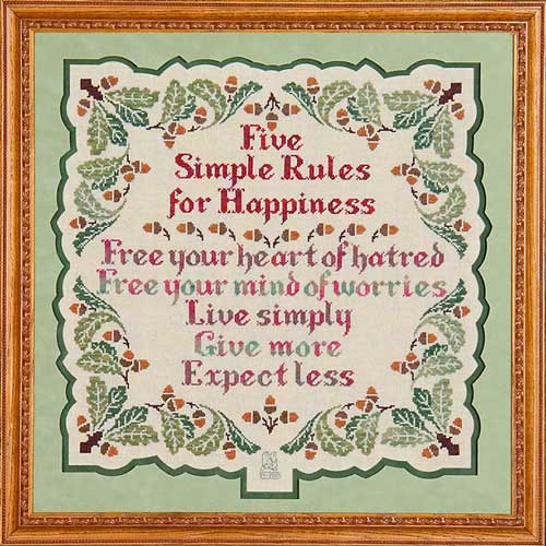 Five Simple Rules for Happiness